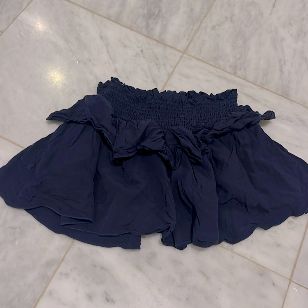 Katie J girls medium skirt -navy